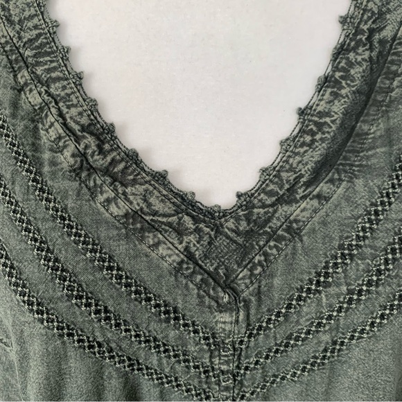 INCA COTTON EMBROIDERED TUNIC, lace trim - Picture 11 of 15